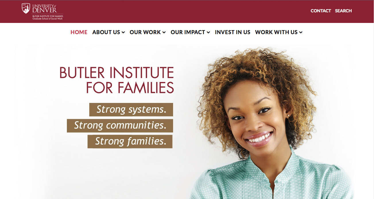Butler Institute for Families Website
